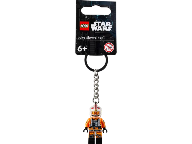 LEGO Star Wars Luke Skywalker Pilot Orange Keychain 854288