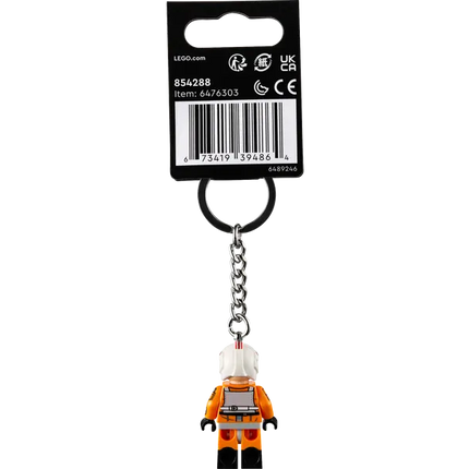 LEGO Star Wars Luke Skywalker Pilot Orange Keychain 854288