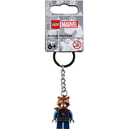 LEGO Marvel Superheroes Rocket Raccoon Keychain 854296