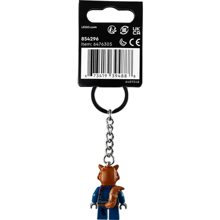 LEGO Marvel Superheroes Rocket Raccoon Keychain 854296