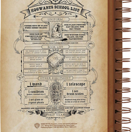 ABYSSE AMERICA Harry Potter - Hogwarts School - Spiral Notebook