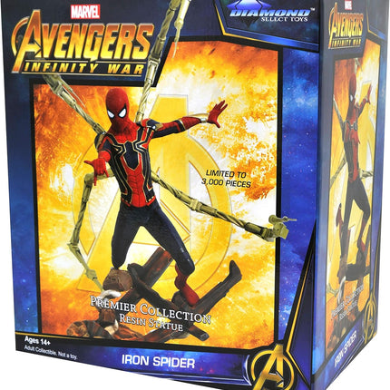 Diamond Select Toys Marvel: Avengers Infinity War Iron Spider Collection Statues