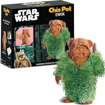 Chia Pet Star Wars Ewok, Decorative Pottery Planter