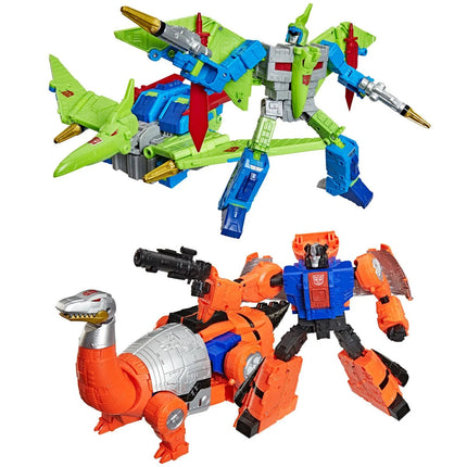 HASBRO Transformers Gen - Age Of The Primes Dinobot Swoop And Sludge Figures