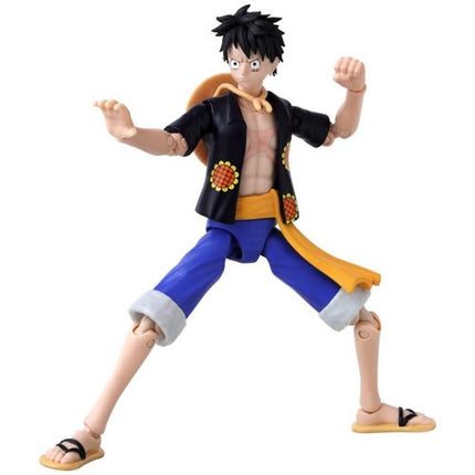 BANDAI One Piece - Monkey D. Luffy (Dressrosa Version) Anime Heroes Figures