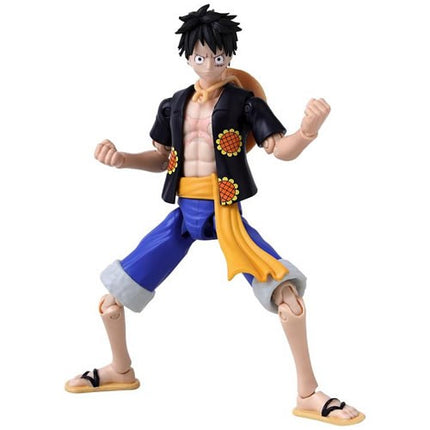 BANDAI One Piece - Monkey D. Luffy (Dressrosa Version) Anime Heroes Figures