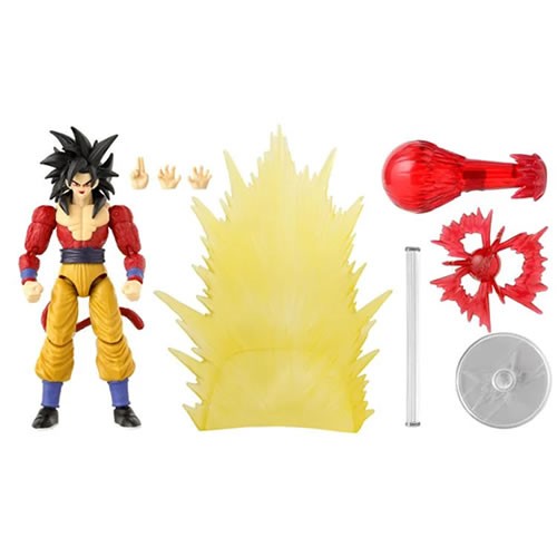 BANDAI Dragon Ball GT - Super Saiyan 4 Goku Power Up Pack Action Figure Set