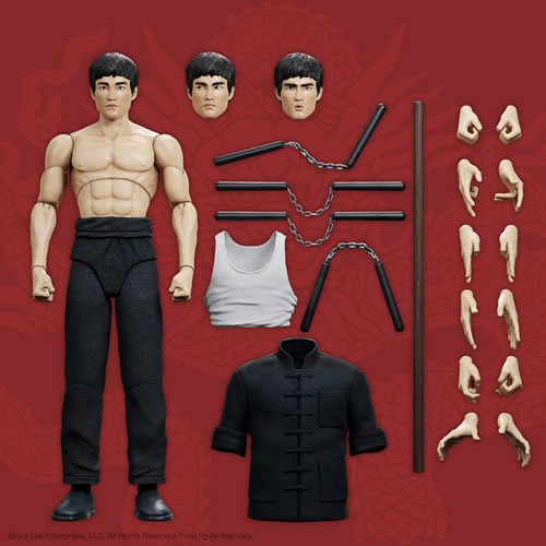 Super7 Ultimates Bruce Lee The Warrior Action Figure