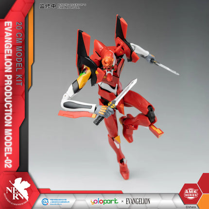 YOLOPARK Neon Genesis Evangelion AMK Series EVA-02 Production Model Model Kit