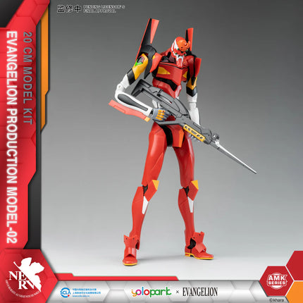 YOLOPARK Neon Genesis Evangelion AMK Series EVA-02 Production Model Model Kit