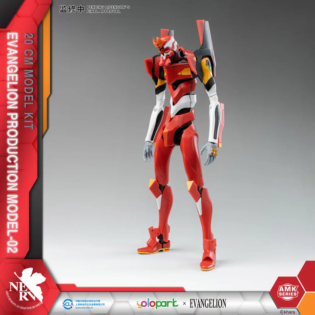 YOLOPARK Neon Genesis Evangelion AMK Series EVA-02 Production Model Model Kit