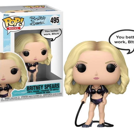 FUNKO Pop! Sayings Rocks - Britney Spears (You Better Work) Vinyl Figure #495