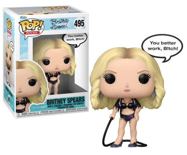 FUNKO Pop! Sayings Rocks - Britney Spears (You Better Work) Vinyl Figure #495