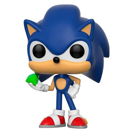 Funko Pop! Games: Sonic the Hedgehog - Sonic with Emerald - Vinyl Figure #284