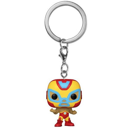 Funko Pocket Pop! Keychains - Marvel - Luchadores - El Heroe Invicto (Iron Man)