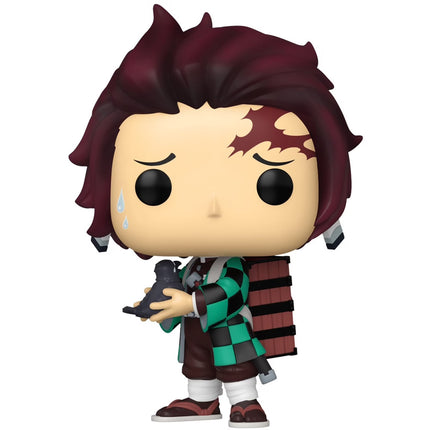 Funko POP! Anime: Demon Slayer - Tanjiro Kamado with Crow Vinyl Figure #2213