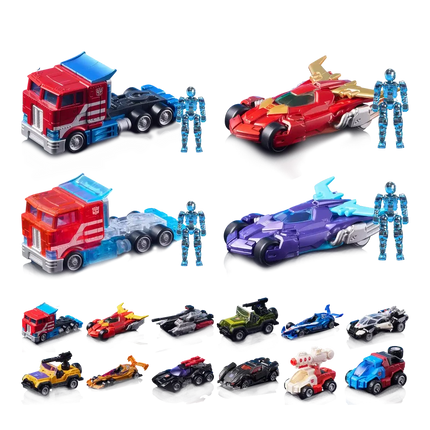 BLOKEES Wheels Transformers - Transformers Roll Out - Display of 12 - Model Kits