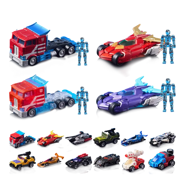 BLOKEES Wheels Transformers - Transformers Roll Out - Display of 12 - Model Kits