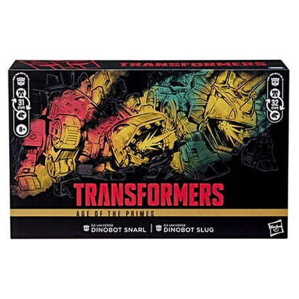 Transformers Age of the Primes Leader Class G2 Universe Dinobot Slug and Snarl