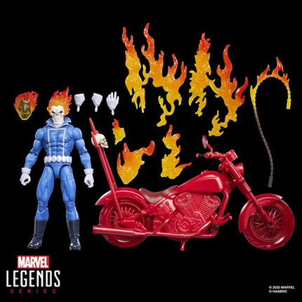Hasbro Marvel Legends Series Ghost Avenger Johnny Blaze Figure Motorcycle