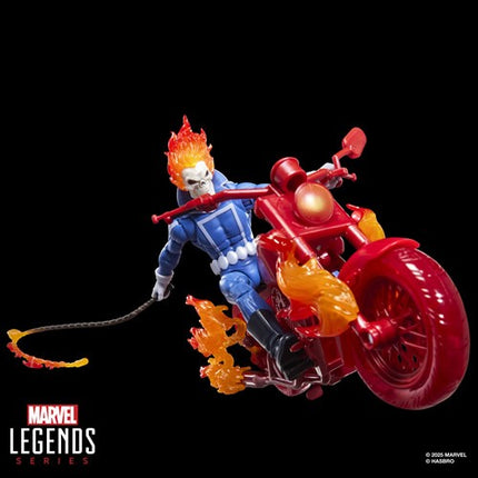 Hasbro Marvel Legends Series Ghost Avenger Johnny Blaze Figure Motorcycle