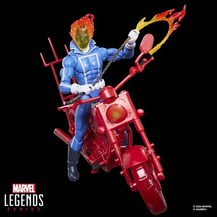 Hasbro Marvel Legends Series Ghost Avenger Johnny Blaze Figure Motorcycle