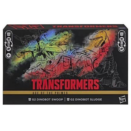 HASBRO Transformers Gen - Age Of The Primes Dinobot Swoop And Sludge Figures