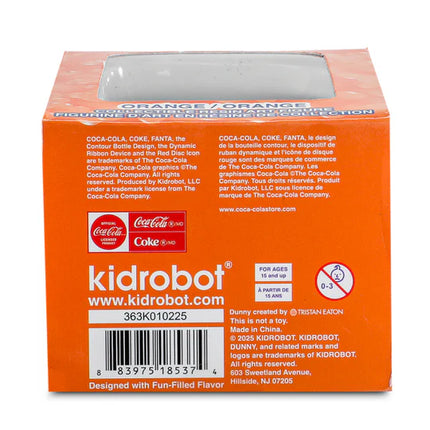 KIDROBOT Fanta Orange Dunny Resin Art Figure