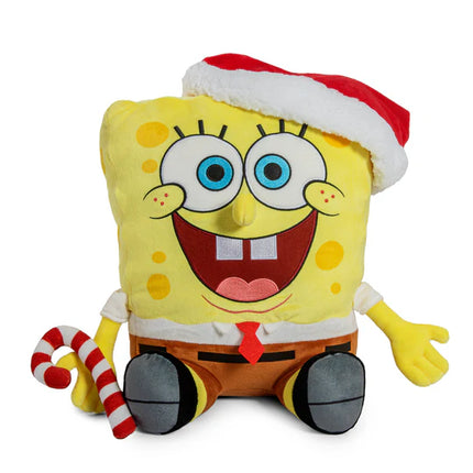 KIDROBOT SpongeBob Squarepants - Santa SpongeBob (Shake Action) - HugMe Plush