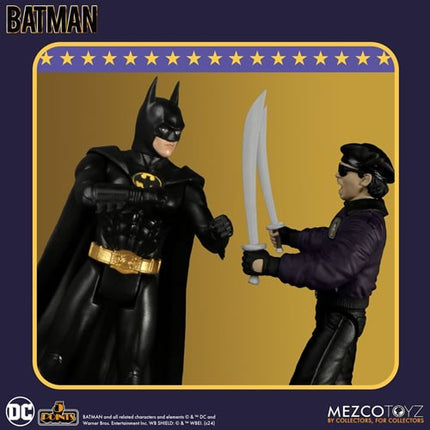 Mezco Batman (1989) 5 Points Set of 3 Action Figures