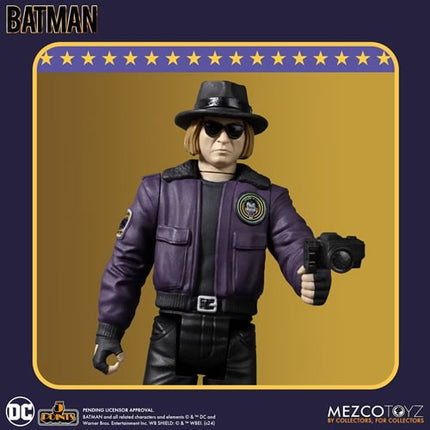 Mezco Batman (1989) 5 Points Set of 3 Action Figures