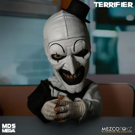 Mezco Terrifier Mega Scale Art The Clown Talking Doll Figures
