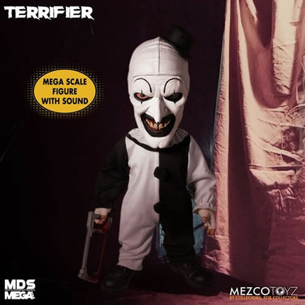 Mezco Terrifier Mega Scale Art The Clown Talking Doll Figures