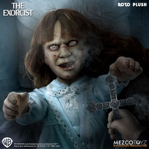 MEZCO TOYZ M.D.S. Figures - The Exorcist - Regan MacNeil Roto Plush Doll
