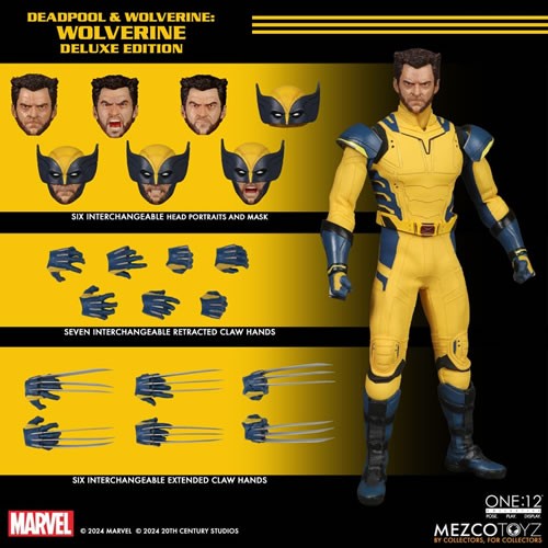 Wolverine Deadpool & Wolverine Mezco One:12 Collective Deluxe Edition Figure