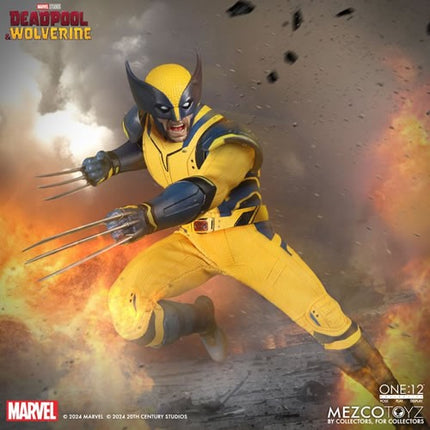 Wolverine Deadpool & Wolverine Mezco One:12 Collective Deluxe Edition Figure