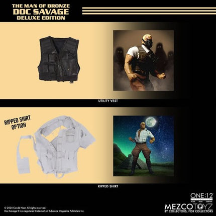 MEZCO Doc Savage - The Man of Bronze (Deluxe Edition) Action Figure