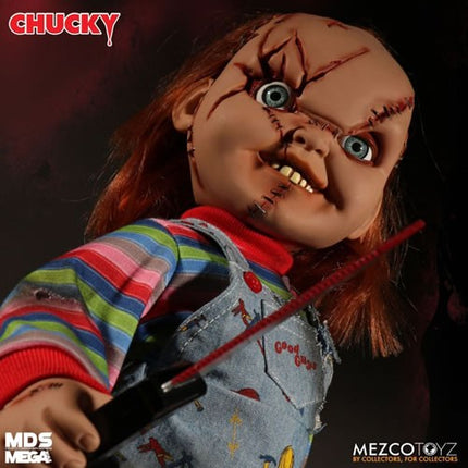 Mezco Child's Play Talking  15" Mega Scale Chucky Action Figure