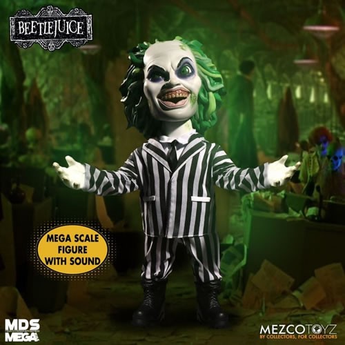 Mezco Beetlejuice - Mega Scale Talking Beetlejuice Figures
