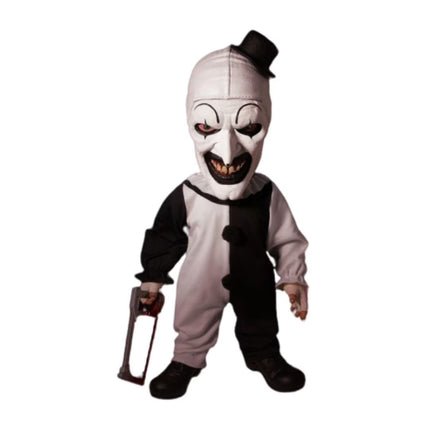 Mezco Terrifier Mega Scale Art The Clown Talking Doll Figures