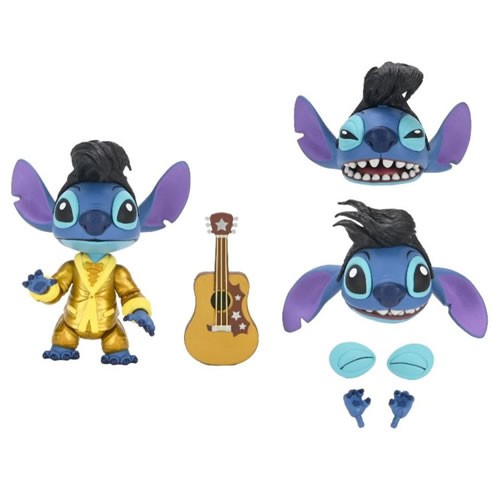 NECA Lilo & Stitch - Ultimate Gold Suit Elvis Stitch Action Figure