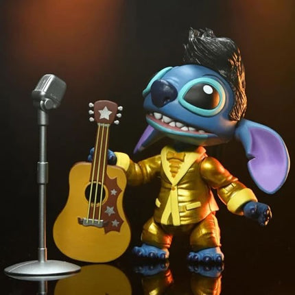 NECA Lilo & Stitch - Ultimate Gold Suit Elvis Stitch Action Figure