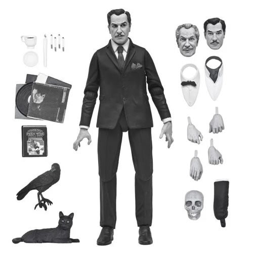 NECA Vincent Price - Ultimate Vincent Price (B&W) Action Figure