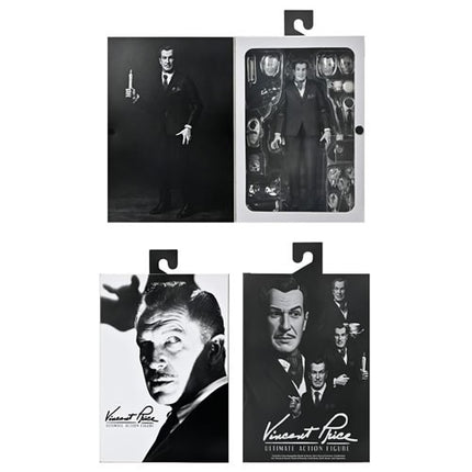 NECA Vincent Price - Ultimate Vincent Price (B&W) Action Figure