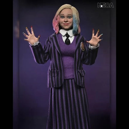 NECA Wednesday Addams and Enid (Nevermore Uniform) Action Figure 2-Pack