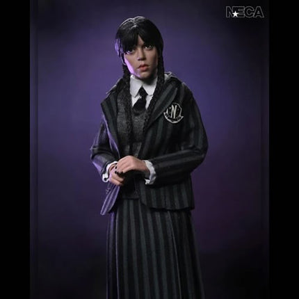 NECA Wednesday Addams and Enid (Nevermore Uniform) Action Figure 2-Pack