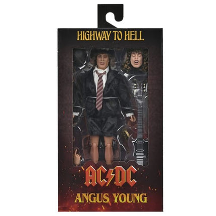NECA 7" AC-DC ANGUS YOUNG HIGHWAY TO HELL  FIGURINE HABILLÉE