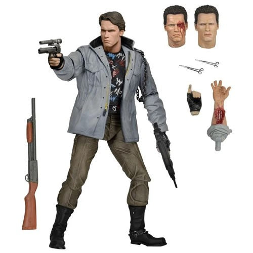 NECA Terminator Scale Ultimate T800 Tech Noir Cyborg Action Figure