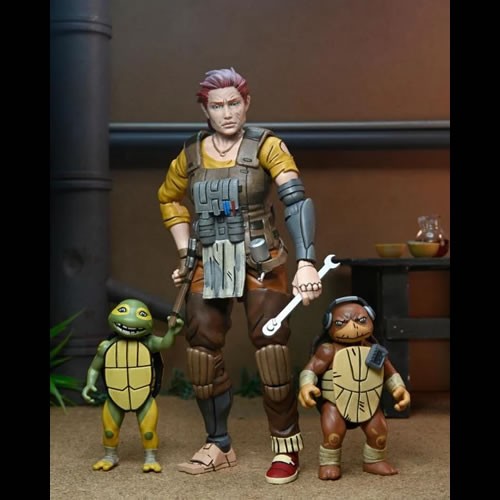 TMNT Grammy April with Baby Yi & Moja The Last Ronin - The Lost Years