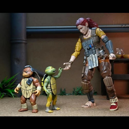 TMNT Grammy April with Baby Yi & Moja The Last Ronin - The Lost Years